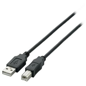 USB2.0ケーブル A-Bタイプ ノーマル 1.5m ブラック