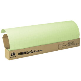 方眼模造紙プルタイプ50枚グリーンP152J-G6