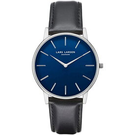 LARS LARSEN ラースラーセン LW47 腕時計 LL147SDBLL ブルー・シルバー 展示品