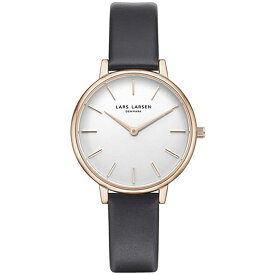 LARS LARSEN ラースラーセン LW46 腕時計 レディース LL146RWBLL ブラック 展示品