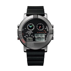 シチズン 腕時計 アナデジテンプ ブラック 復刻 250本限定 別注モデル JG0074-11E
