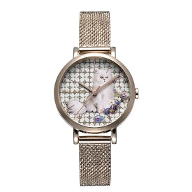 PAUL & JOE ポールアンドジョー 腕時計 BOUTON 猫 ゴールド PJ7P31-B94