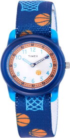 タイメックス TIMEX 腕時計 タイムマシーン キッズ ネイビー バスケ 子供用 幼稚園 小学生 男の子 小学校 初めての腕時計 クリスマスプレゼント TW7C16800