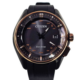 CITIZEN シチズン 腕時計 エコドライブ ソーラー 光発電 スマートウォッチ ブルートゥース スーパーチタニウムモデル ブラック ユニセックス BZ4006-01E