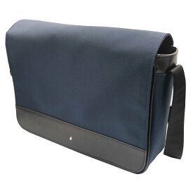 モンブラン montblanc メッセンジャーバッグ ナイトフライト ショルダーバッグ ラージ ネイビー night flight messenger bag 新品