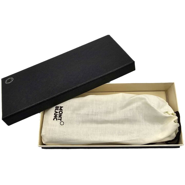 楽天市場】モンブラン MONTBLANC ペンケース 1本用 ブラック マイ  