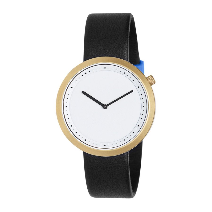 bulbul ブルブル FACETTE-GOLD／BLACK ブラック ファセットゴールド レザー 北欧 デンマーク コペンハーゲン 腕時計 男女兼用腕時計