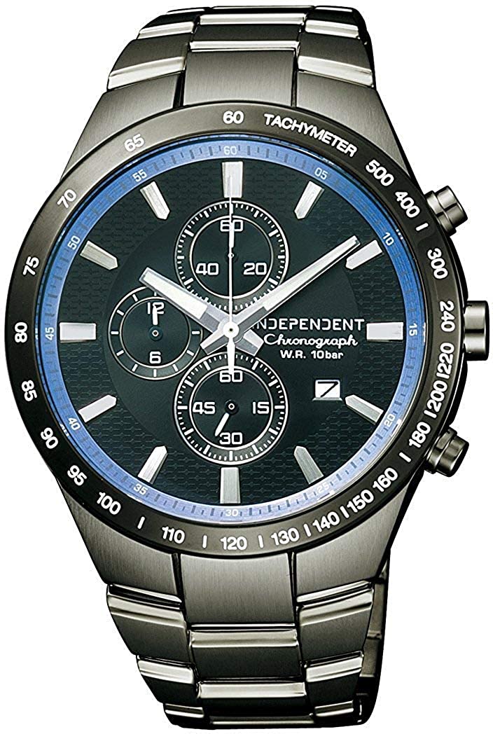 インディペンデント 【95%OFF!】 INDEPENDENT クロノグラフ 日本未発売 BA2-091-51 腕時計 ブラック