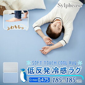 【夏最終セール 20%引！】ラグ 2畳 3畳 冷感 低反発 二畳 低反発ラグ 冷感ラグ 正方形 ウレタン 春 夏用 涼感 滑り止め フェルト 防音 厚手 ふかふか 極厚 冷感ラグ カーペット ひんやりラグ 絨毯 フローリング グレー ブルー おしゃれ 無地 北欧 可愛い