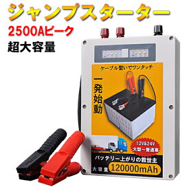 楽天市場 ジャンプスターター バッテリー 12v 24vの通販