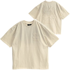 �A�~�� AMIRI T�V���c MA QUAD OVERSIZED TEE AMTOJR1029-127_IVORY�y�V��z