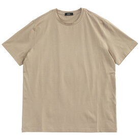 ヘルノ HERNO スーパーファインコットンストレッチ Tシャツ JG000174U-52003-2600_TORTORA_CHIARO【新作】