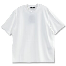 ヘルノ HERNO ジャージーニットエフェクト Tシャツ JG000206U-52059-1000_BIANCO【新作】