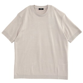ヘルノ HERNO ジャージーニットエフェクト Tシャツ JG000206U-52059-9403_GRIGIO_PERLA【新作】