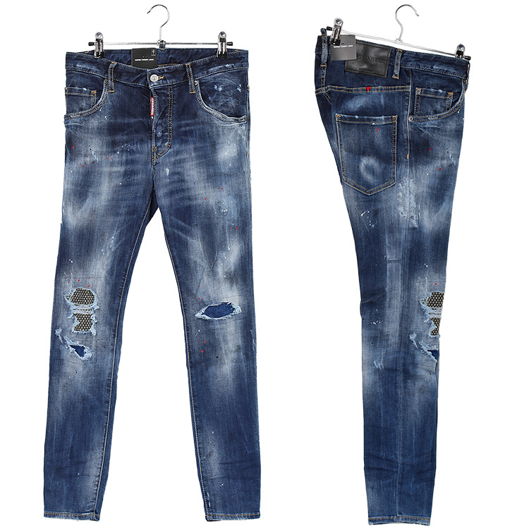 ディースクエアード DSQUARED2 ジーンズ Super Twinky Jeans ブルーデニム S74LB0994-S30708-470 ズボン・パンツ