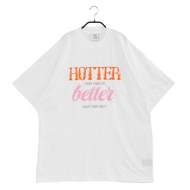 ヴェトモン VETEMENTS HOTTER THAN YOUR EX 半袖 Tシャツ UE52TR210W-1611-WHITE【新作】【SALE】
