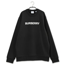 バーバリー BURBERRY スウェット ロゴプリント コットンスウェットシャツ 8055312-A1189_BLACK【新作】【SALE】