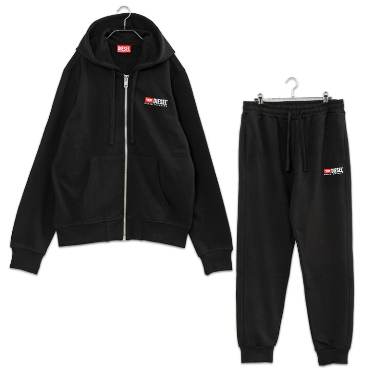 楽天市場】DIESEL セットアップ パーカー スウェットパンツ レギュラー  