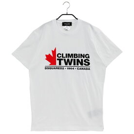 ディースクエアード DSQUARED2 クライム ツインズ Tシャツ CLIMB TWINS COOL T-SHIRT S71GD1183-S23009-100【新作】【SALE】