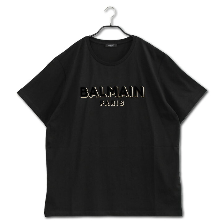 楽天市場】バルマン BALMAIN Tシャツ テクスチャー Balmainロゴ 