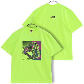 ザノースフェイス THE NORTH FACE Tシャツ カラビナ グラフィック バックプリント NF0A823Y M GRAPHIC T-SHIRT-8NT_LED_YELLOW【新作】【SALE】