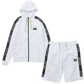 エンポリオアルマーニ EMPORIO ARMANI セットアップ Logo Series パーカー ハーフパンツ 3RPM09/3RPS56-PJ05Z-1100【新作】