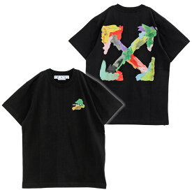 オフホワイト Off-White Tシャツ brush arr slim s/s tee OMAA027S23JER004-1084【新作】