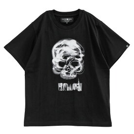 ハイドロゲン HYDROGEN スモークスカルTシャツ SMOKE SKULL TEE SS 320606-007_BLACK【新作】