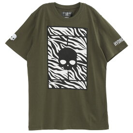 ハイドロゲン HYDROGEN テニスコートTシャツ TENNIS COURT TEE T00720-G77_MILITARY_GREEN_ZEBRA【新作】