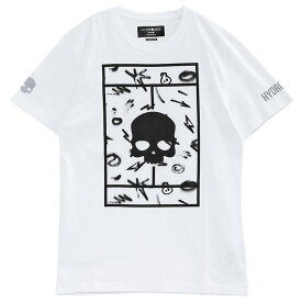 ハイドロゲン HYDROGEN テニスコートTシャツ TENNIS COURT TEE T00720-G92_WHITE/SPRAY_ART【新作】