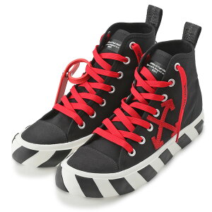 �I�t�z���C�g Off-White �X�j�[�J�[ MID TOP VULCANIZED CANBAS OMIA119S23FAB001-1025�y�V��z