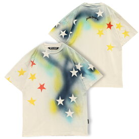 パーム エンジェルス Palm Angels Tシャツ Sprayed Stars Vint Tee PMAA072S23JER008-0184【新作】