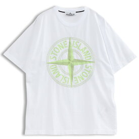 ストーンアイランド STONE ISLAND Tシャツ 'STITCHES THREE' EMBROIDERY 781521580-V0001【新作】