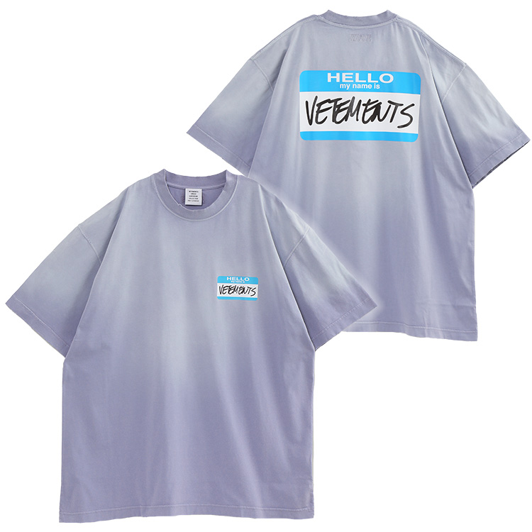 楽天市場】ヴェトモン VETEMENTS Tシャツ My Name Is Vetements Faded