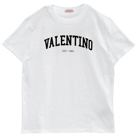 ヴァレンティノ VALENTINO ヴァレンティノ プリント コットン Tシャツ 2V3MG13D964-A01【新作】