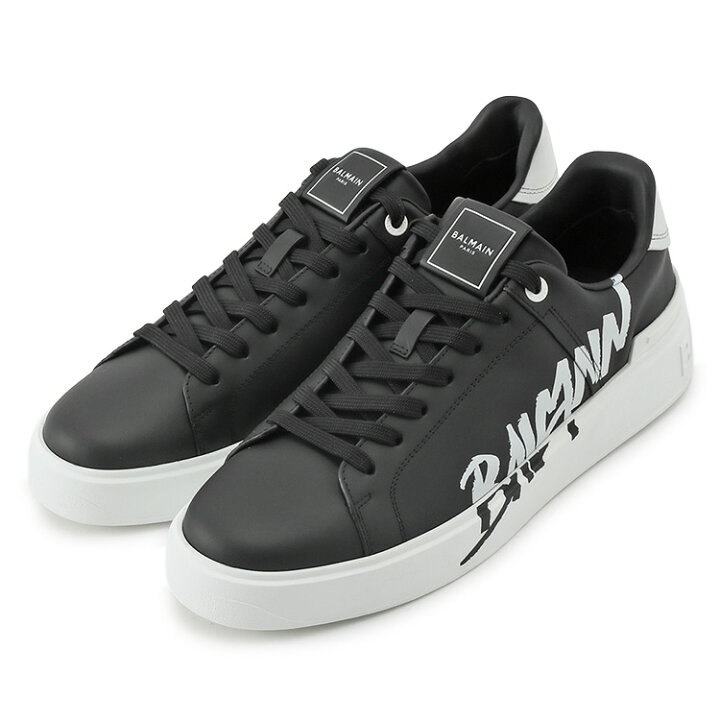 楽天市場】バルマン BALMAIN B-Court プリントレザースニーカー 