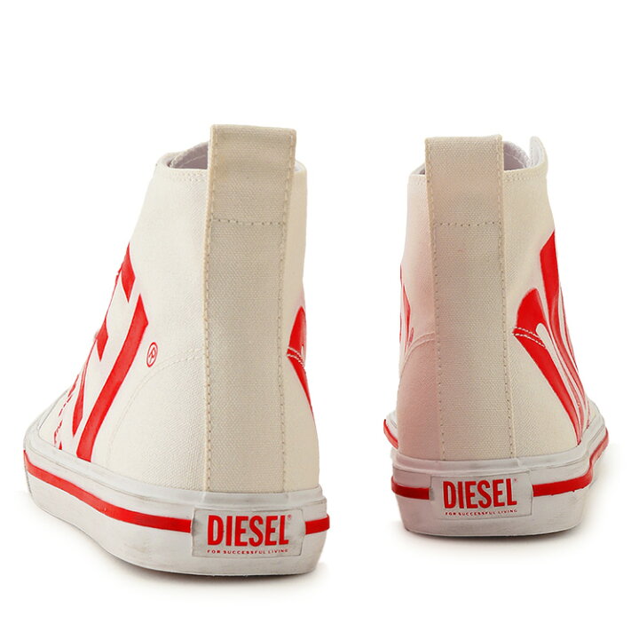 楽天市場】ディーゼル DIESEL キャンバス プリント ミッドカット  