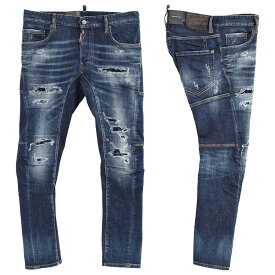 ディースクエアード DSQUARED2 ジーンズ Medium Ripped Tidy Biker Jeans S71LB1262-S30789-470【新作】