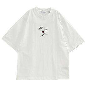 バーバリー BURBERRY ロゴ ローズ コットンTシャツ 8083728-B7264_RAIN【新作】