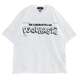 ディースクエアード DSQUARED2 Tシャツ DSquared2 Skater Fit T-Shirt S74GD1242-S23009-100【新作】
