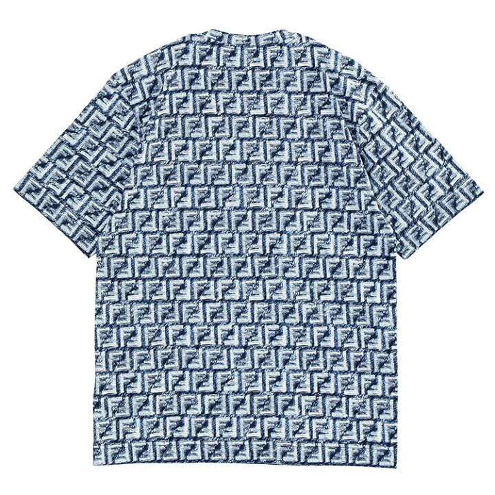 FENDI フェンディ FY0936 ARYR ﾎﾜｲﾄ 24年 ZIPﾎﾟｹｯﾄ Tｼｬﾂ S Fendi