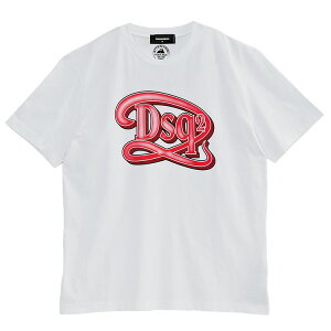 �f�B�[�X�N�G�A�[�h DSQUARED2 T�V���c DSQ2 Regular Fit T-Shirt S71GD1387-D20020-100�y�V��z