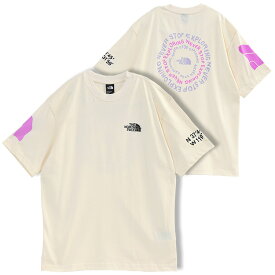 ザノースフェイス THE NORTH FACE Tシャツ NF0A87F6 NSE GRAPHIC S/S TEE-QLI_WHITE_DUNE【新作】