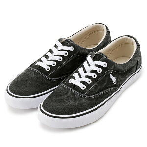 �|�� �����t���[���� POLO RALPH LAUREN �X�j�[�J�[ KEATON-PONY SNEAKER 816932174002-BLACK�y�V��z