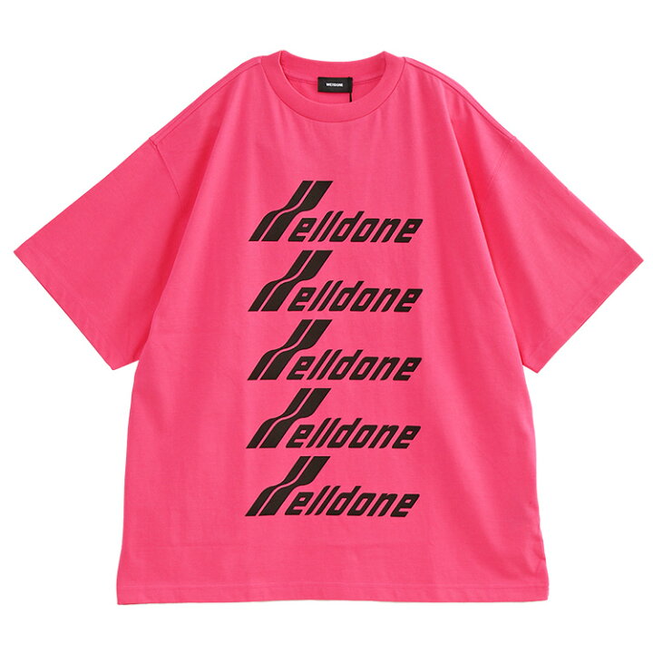 楽天市場】ウェルダン WE11DONE Tシャツ フロントロゴ オーバーサイズ 