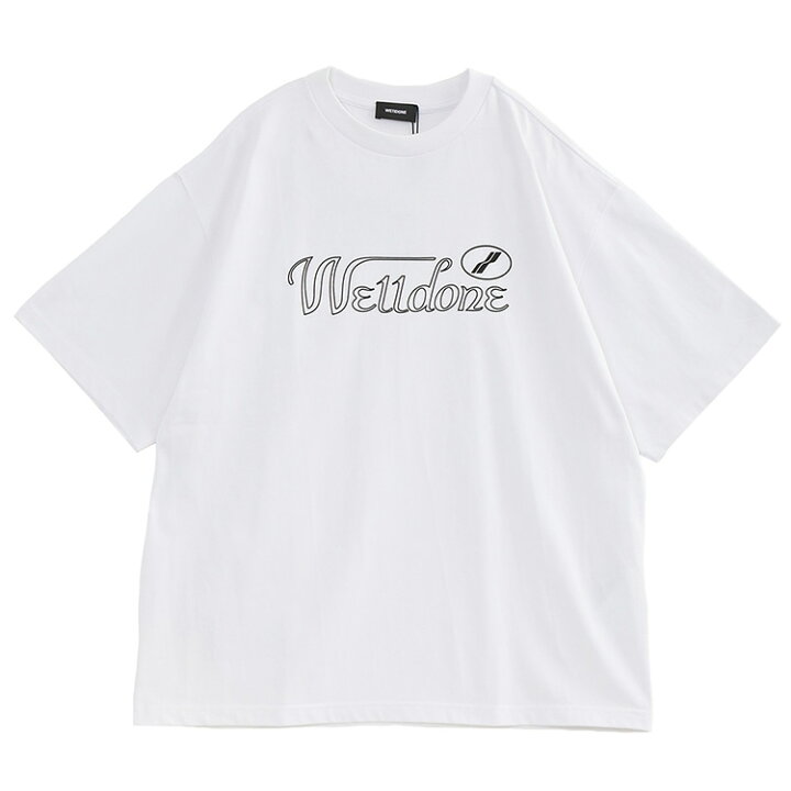 楽天市場】ウェルダン WE11DONE Tシャツ フロントロゴ オーバーサイズ 