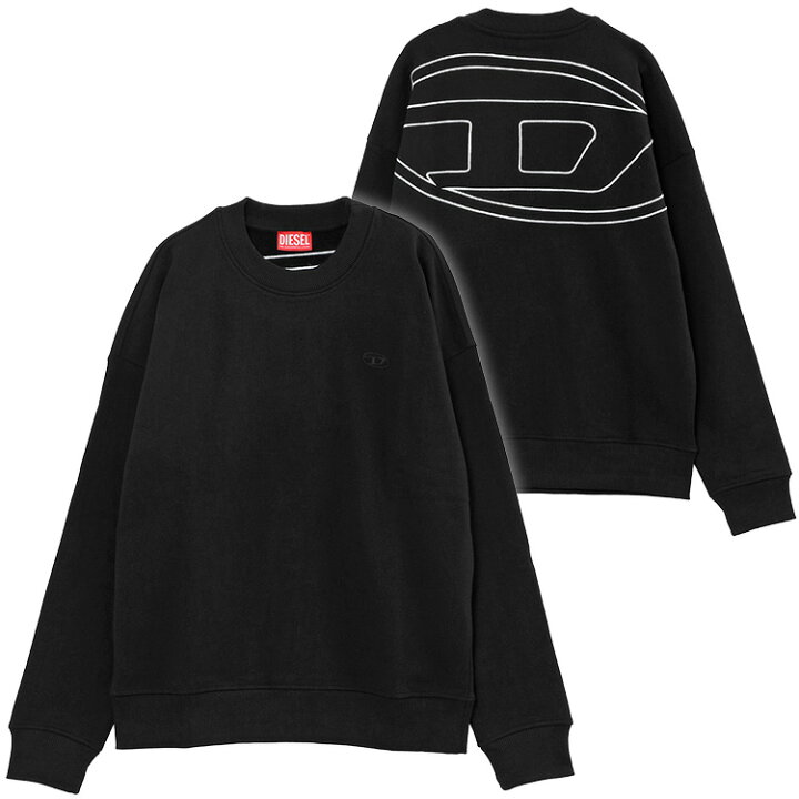 楽天市場】ディーゼル DIESEL オーバルDロゴ スウェット A11303-0GYCJ  