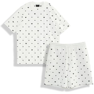 G|IA}[j EMPORIO ARMANI ZbgAbv TVc n[tpc }CNC[OhJ EM001400/EM001403-AF10017-F0085yVz