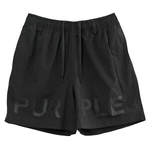 �p�[�v�� �u�����h PURPLE BRAND �n�[�t�p���c Wordmark All Around Shorts P504-PBBW125-BLACK�y�V��z