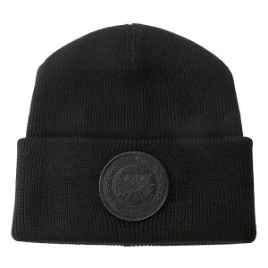 �J�i�_�O�[�X CANADA GOOSE �j�b�g�L���b�v 6936M ARCTIC TOQUE-9381 BLACK/BLACK�y�V��z